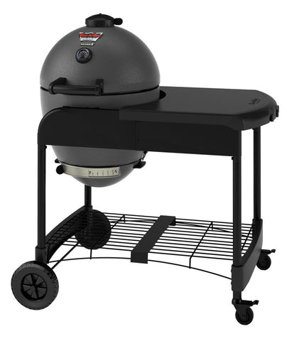 Image of Char-Griller 6520 Akorn Kamado Kooker Charcoal Grill with Cart - Grey