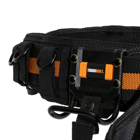 Image of ToughBuilt - Pro Framer Tool Belt Set - 3-Piece, Includes 1 Pouch, Padded Belt, Heavy Duty, Deluxe Premium Quality, Durable - 10 Pockets, Hammer Loop, Patented ClipTech Hubs (TB-CT-102-3)